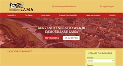 Desktop Screenshot of immobiliarelama.it