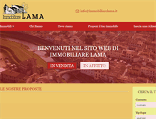 Tablet Screenshot of immobiliarelama.it